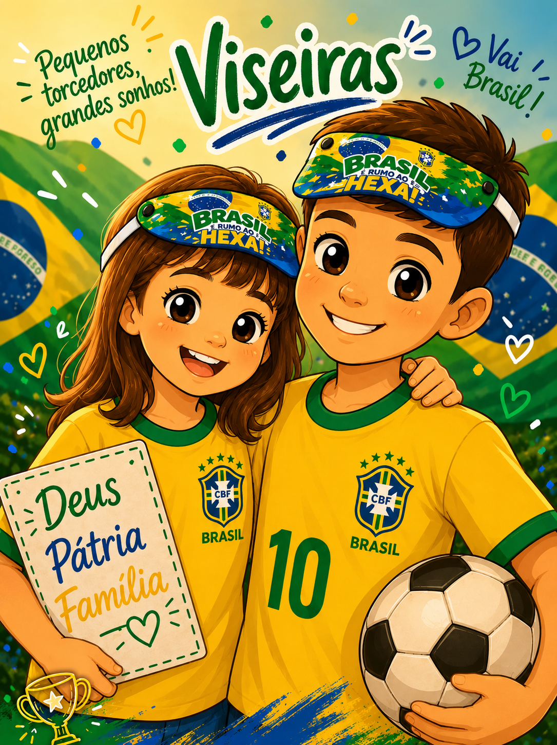 Viseiras copa da fé